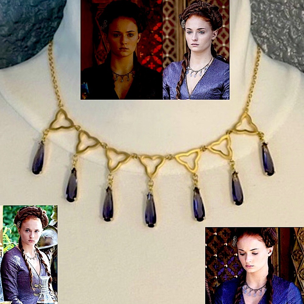 Sansa Stark Poison Necklace Handmade Game of Thrones Replica Cosplay Costume